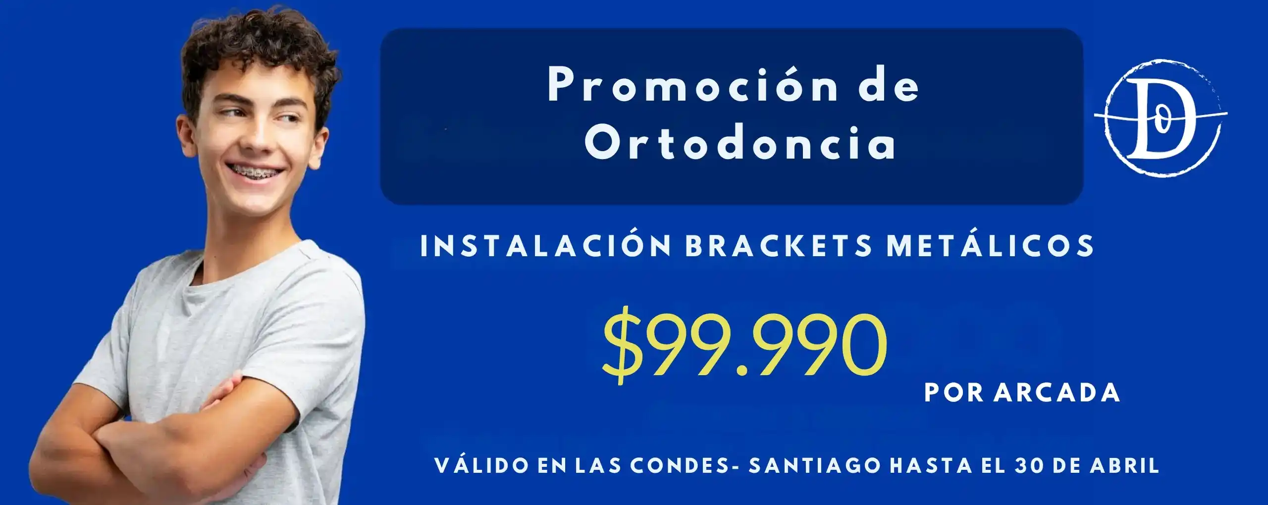 Promoción Ortodoncia con Brackets en Santiago, Las Condes
